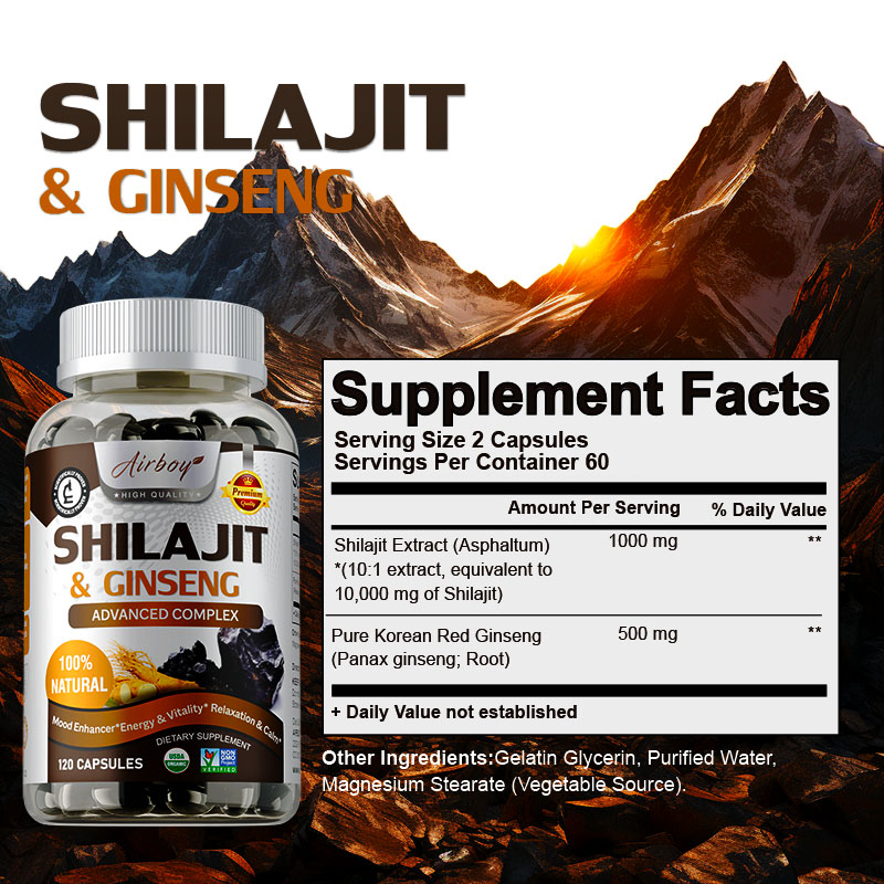 Shilajit & Ginseng – Energie-  – Ginkgo Biloba Extract Bewertung und Preis