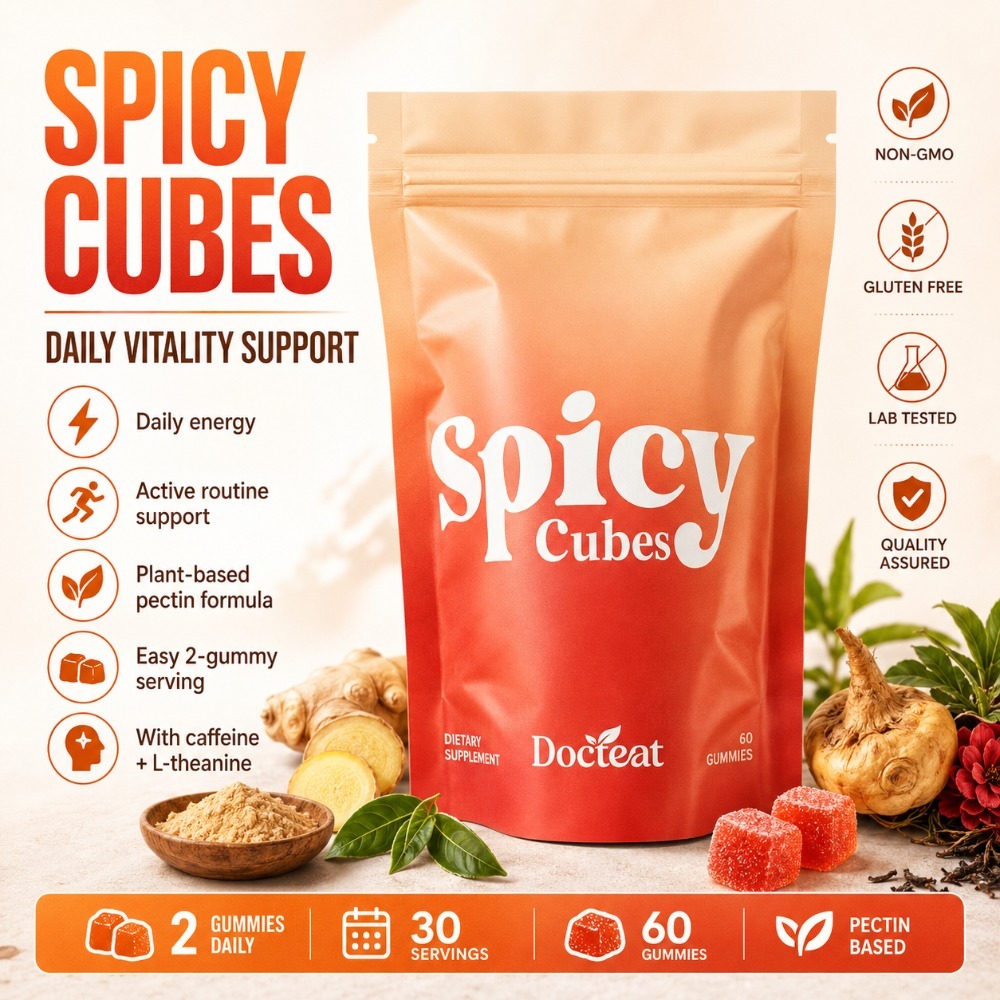 Docteat Spicy Cubes Gummibärch – Green Herbal Wellness Bewertung und Preis