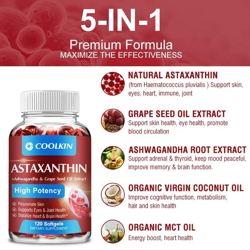 Astaxanthin – Fördert die Herz – Ginkgo Biloba Extract Bewertung und Preis